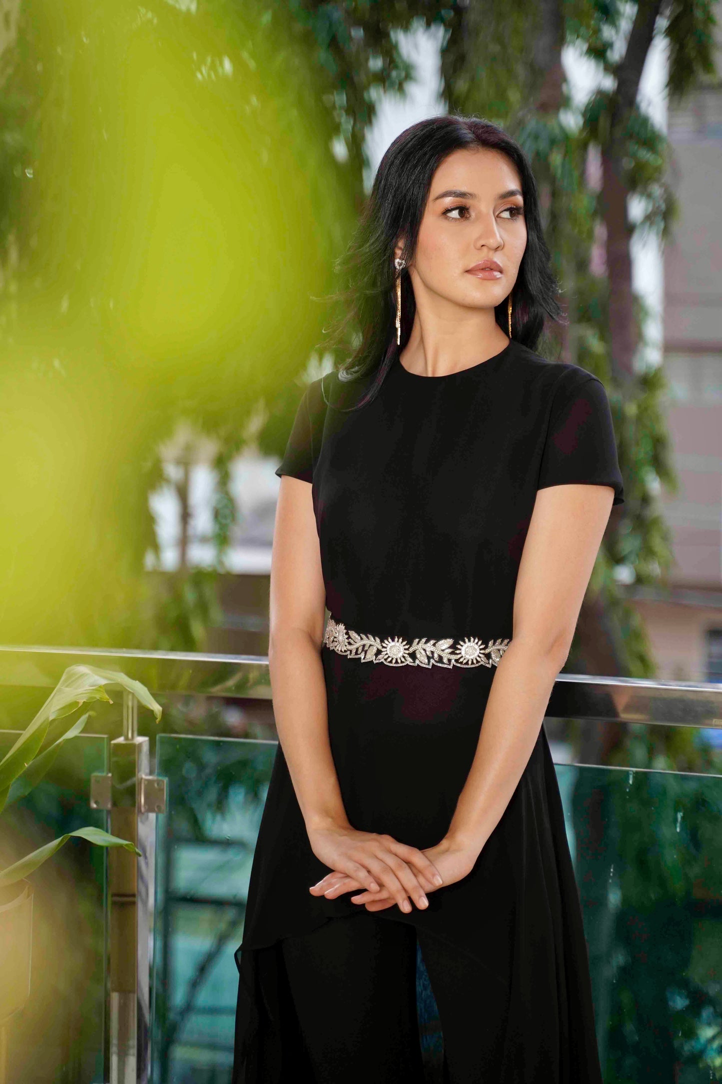 Riverstone Black Top, top details