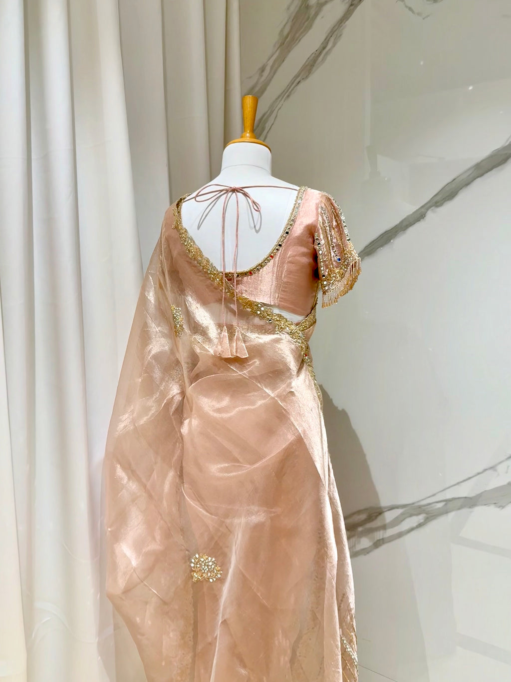 Rosegold Heritage Saree