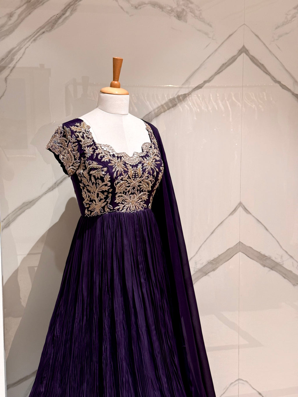 Royal amethyst Gown