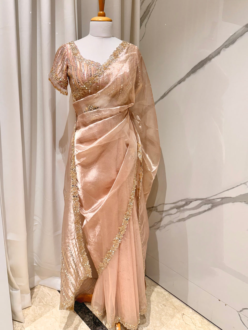 Rosegold Heritage Saree