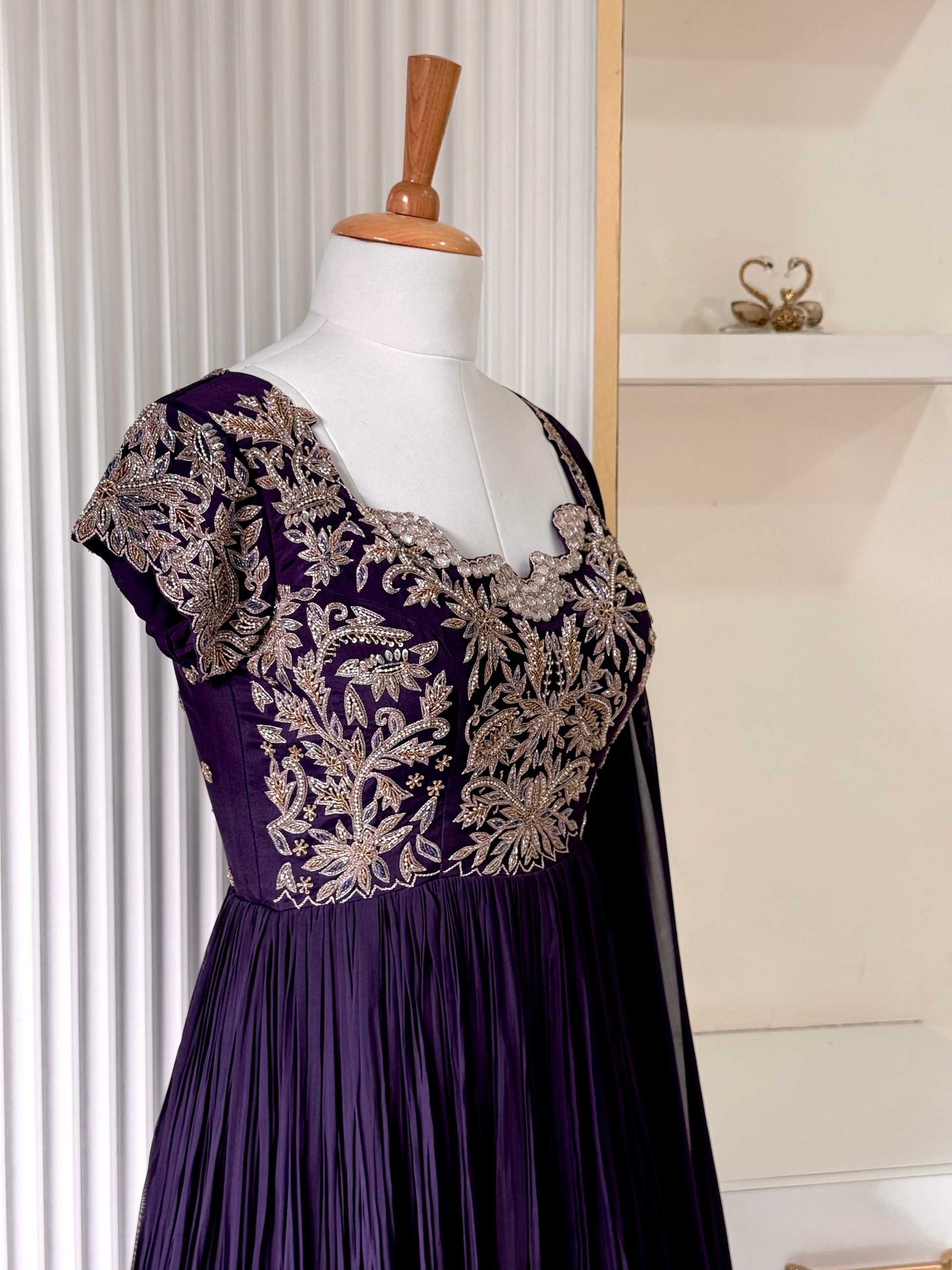 Royal amethyst Gown