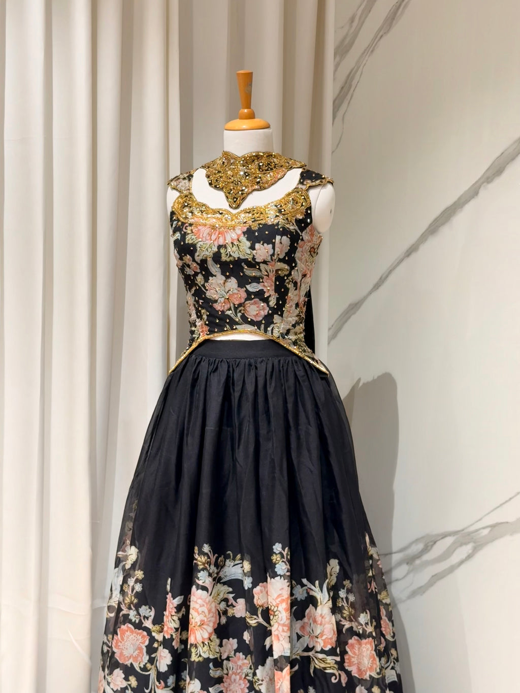 Night Carnation Lehenga