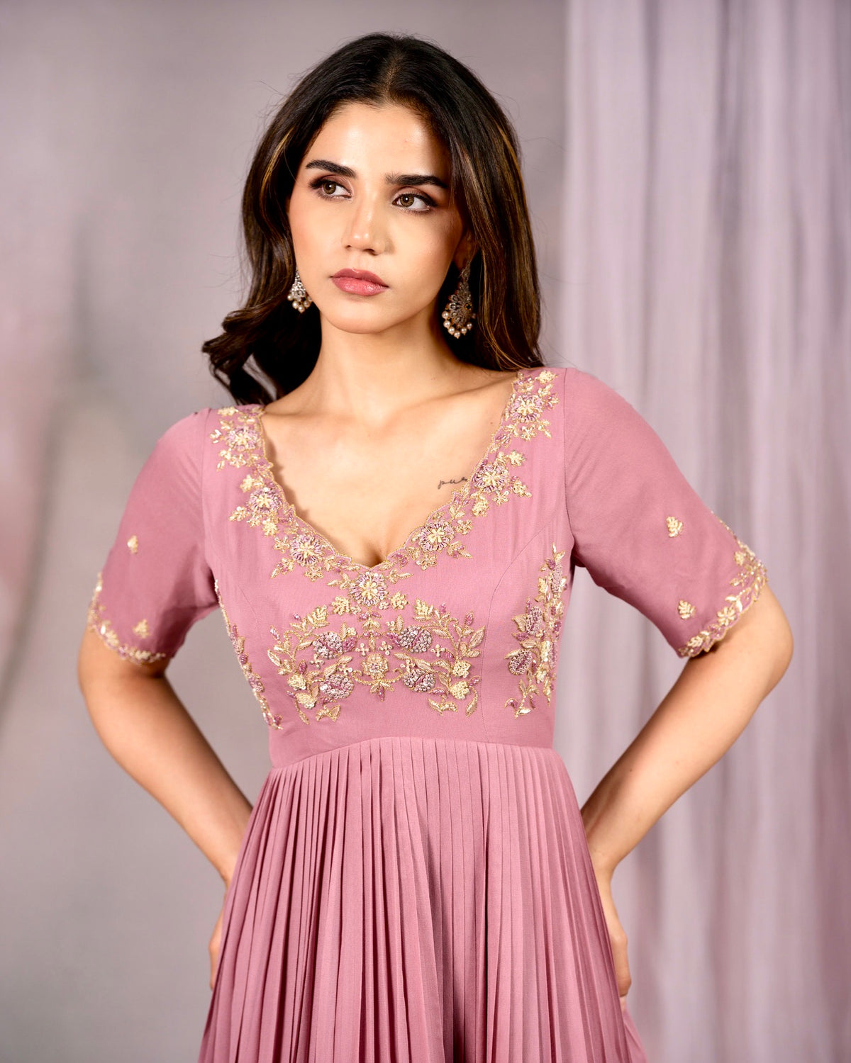 Coral Rosewood Gown