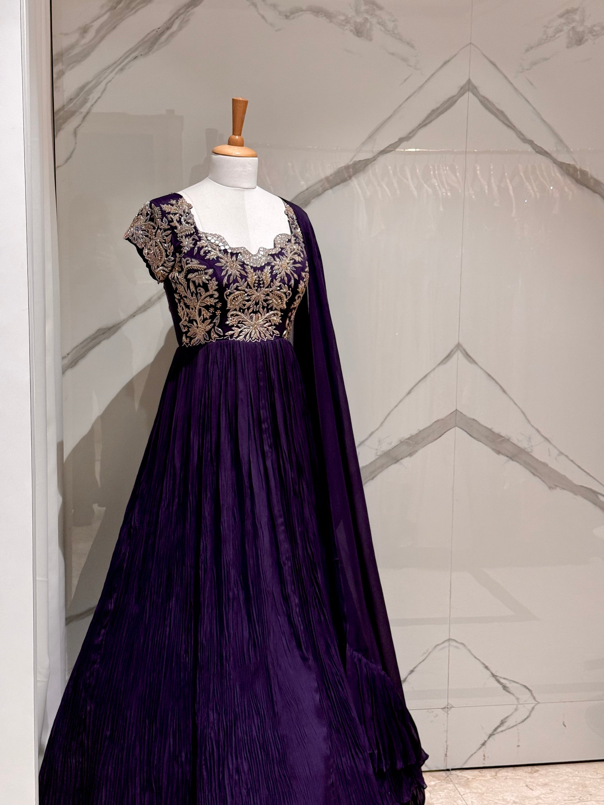 Royal amethyst Gown