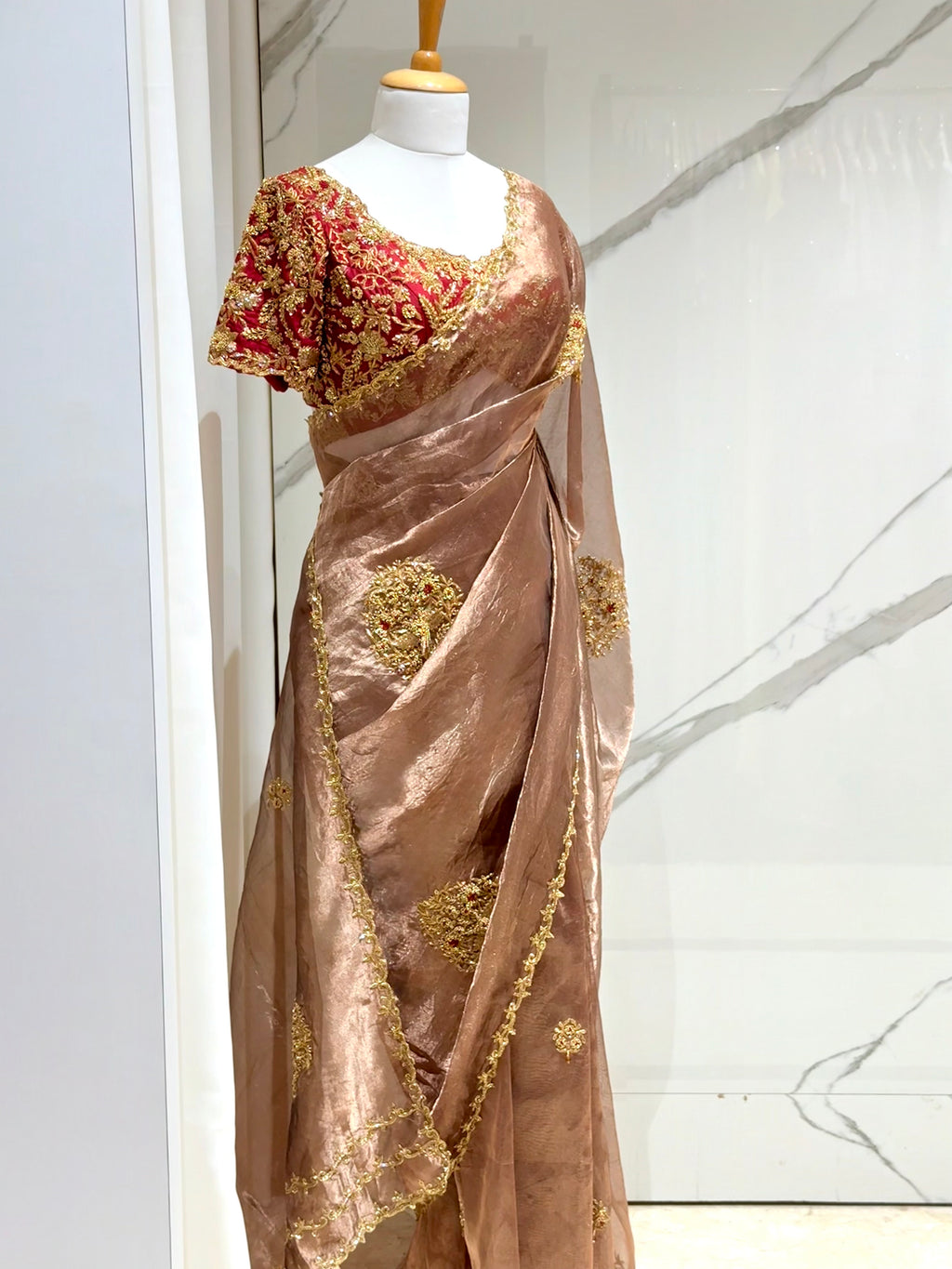 Scarlet Regal Saree