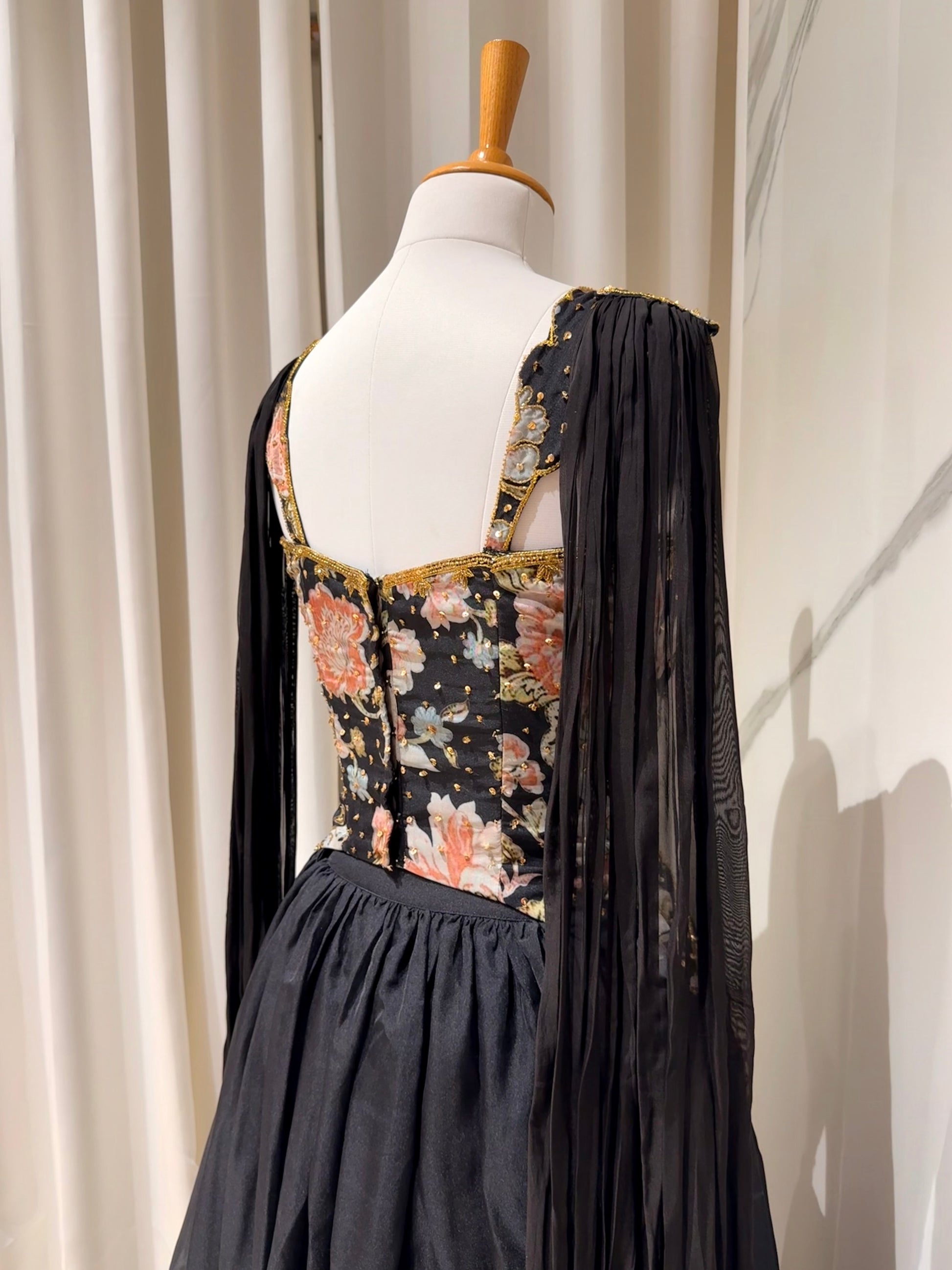 Night Carnation Lehenga