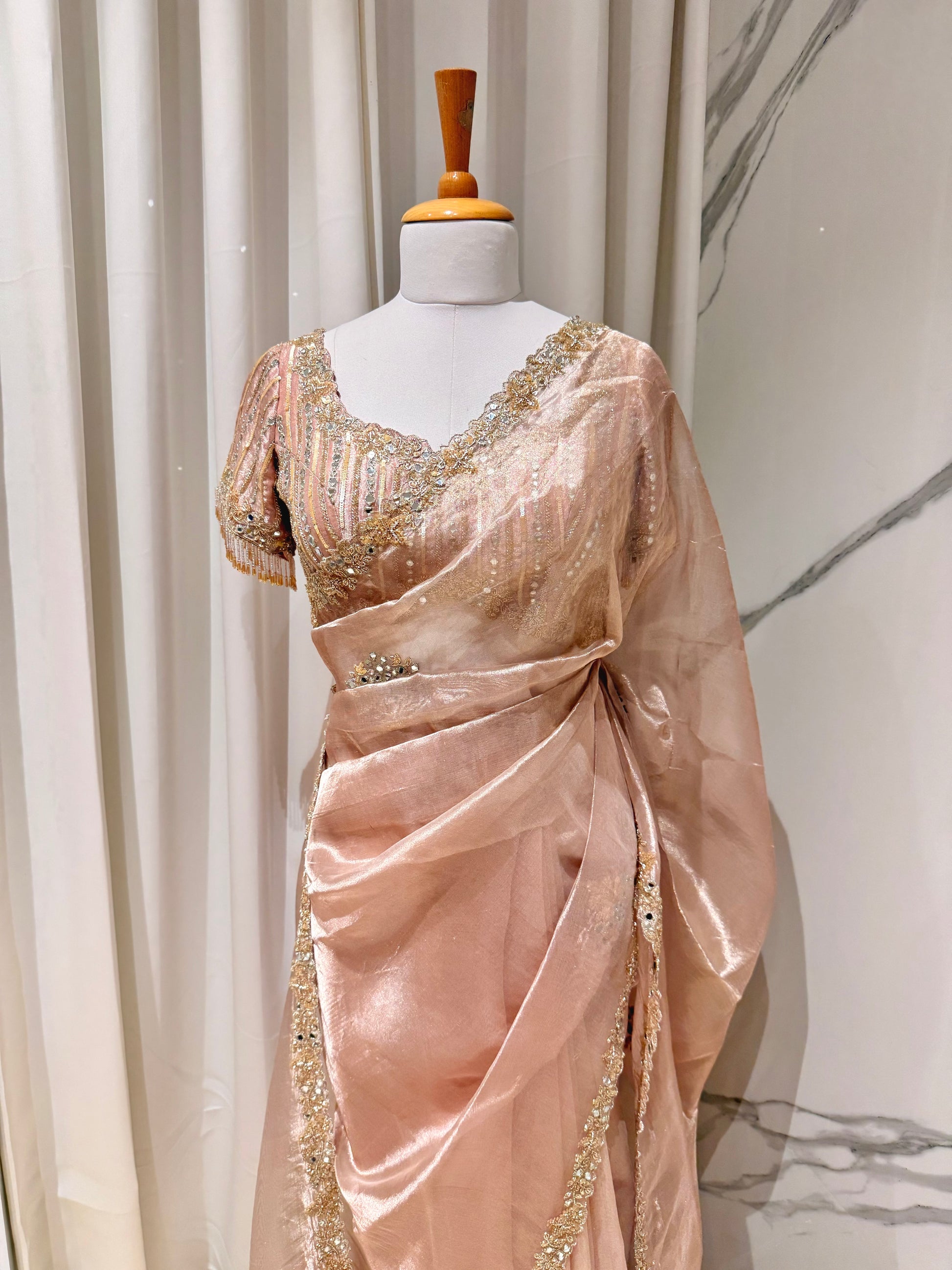 Rosegold Heritage Saree