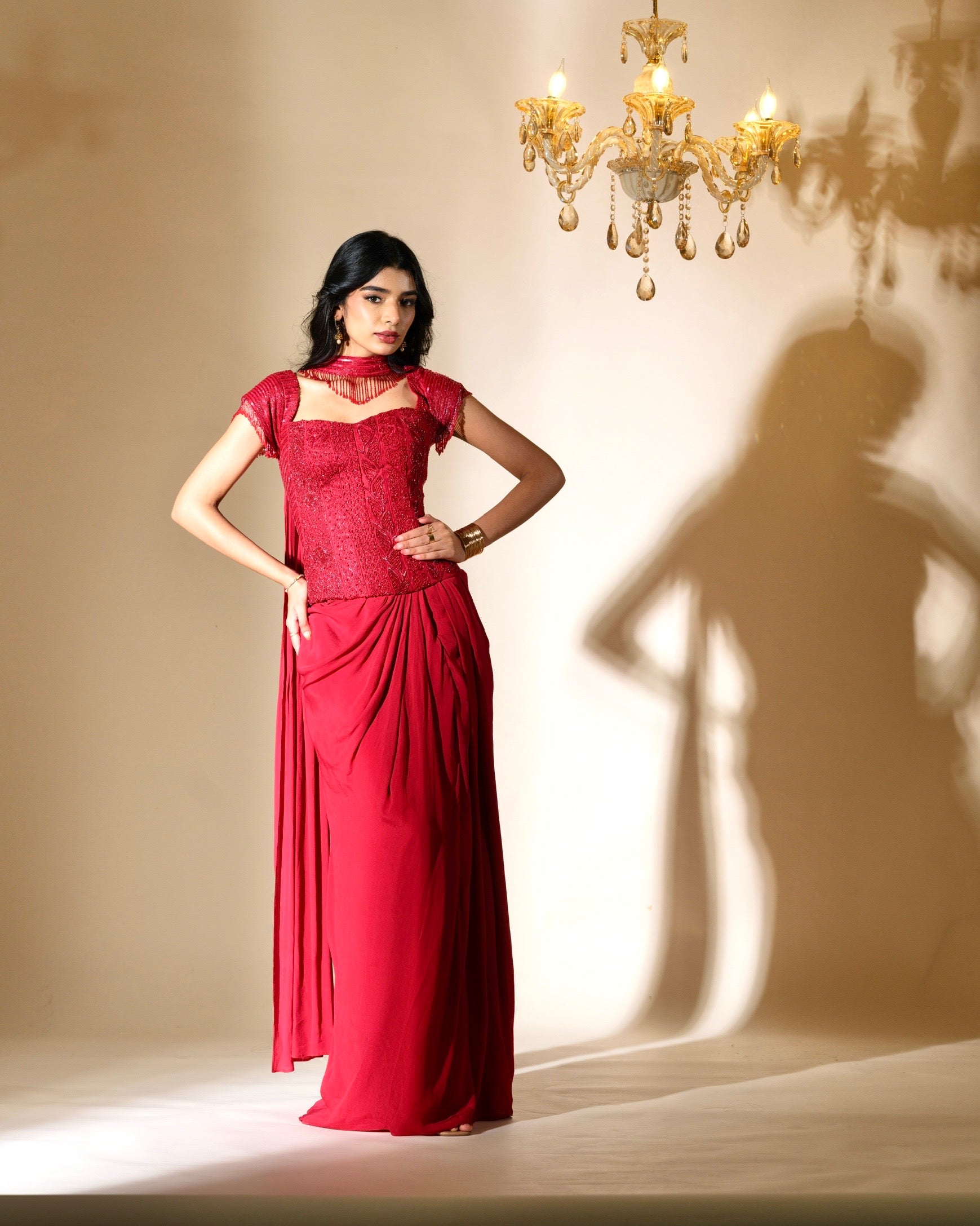 Crimson Corset Ensemble