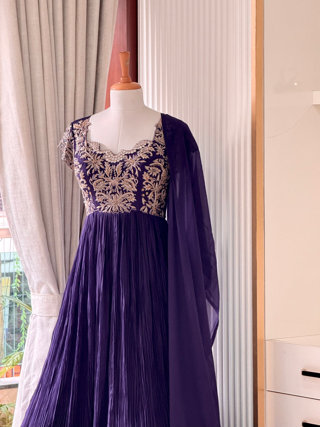 Royal amethyst Gown