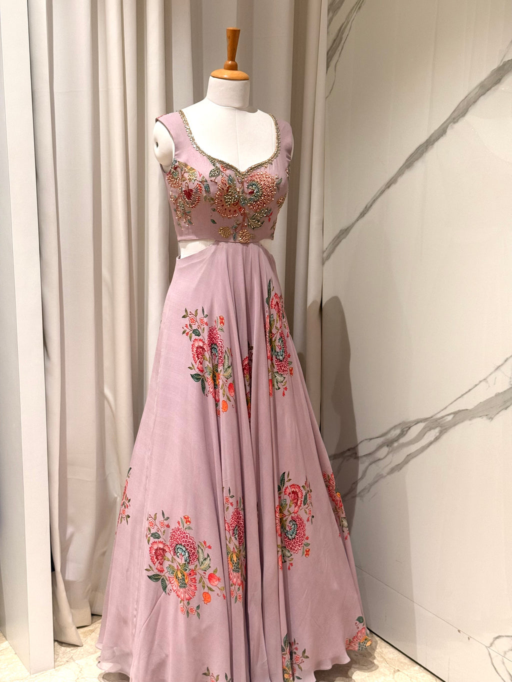 Clematis Gown