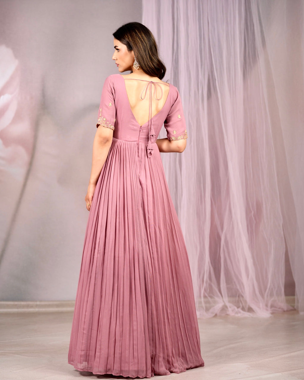 Coral Rosewood Gown