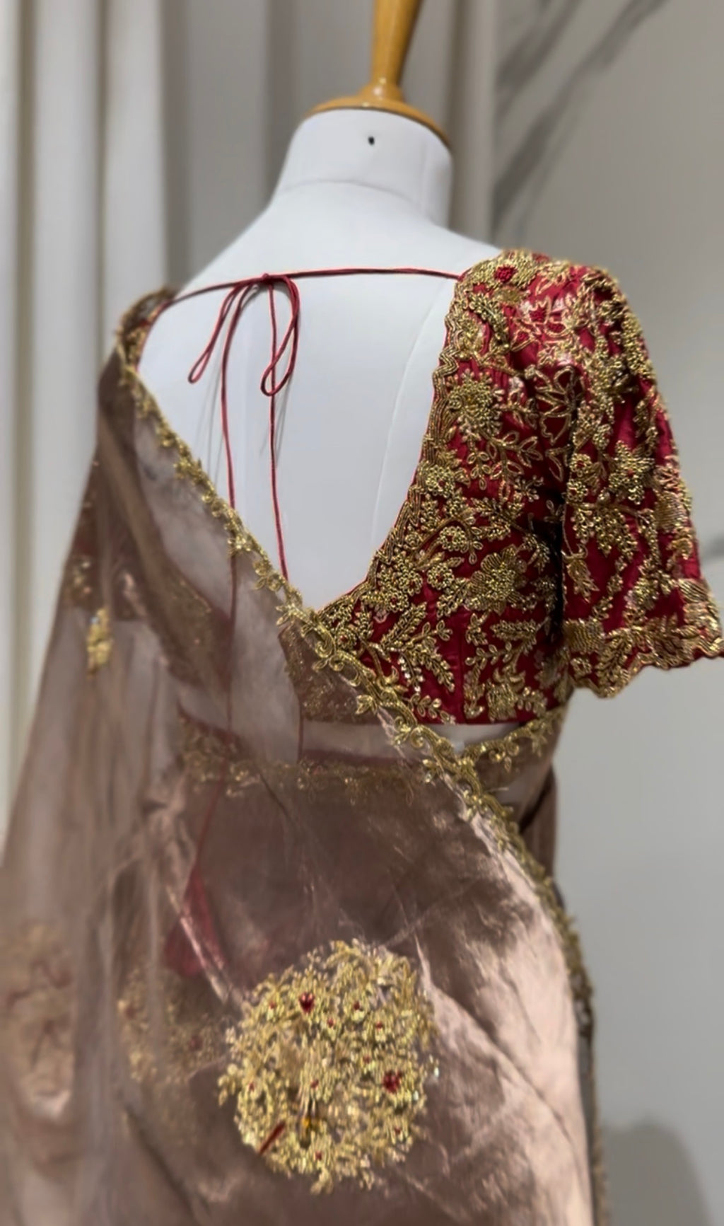 Scarlet Regal Saree