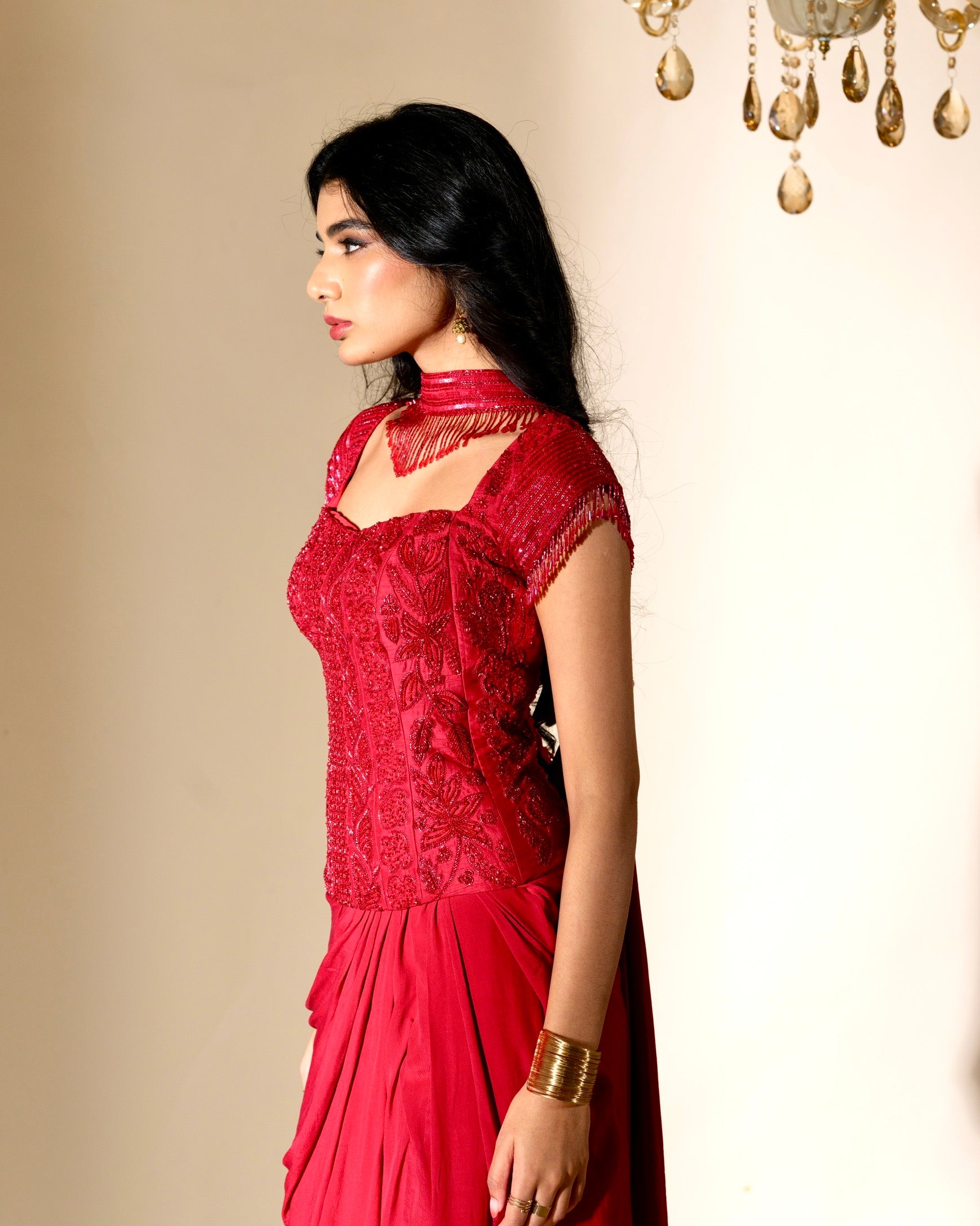 Crimson Corset Ensemble