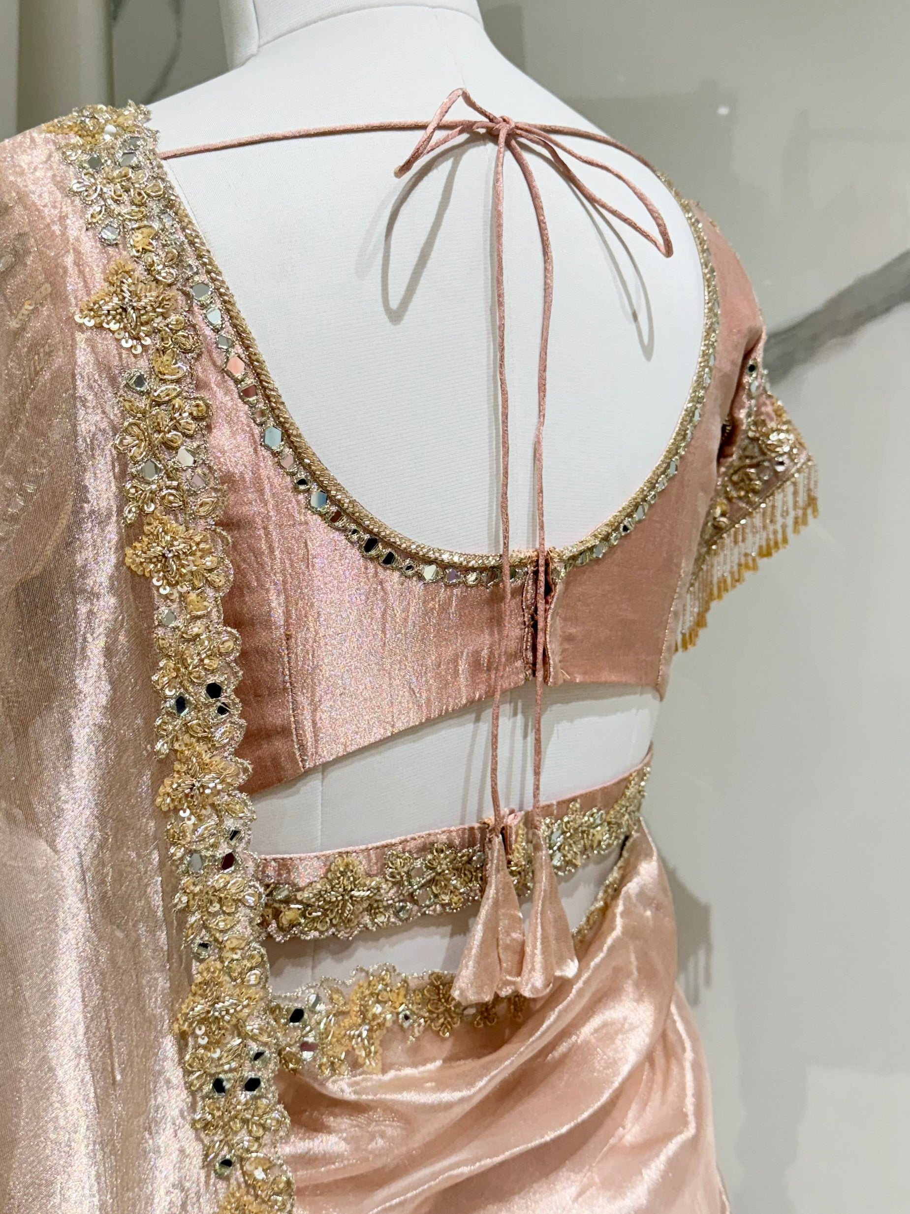 Rosegold Heritage Saree