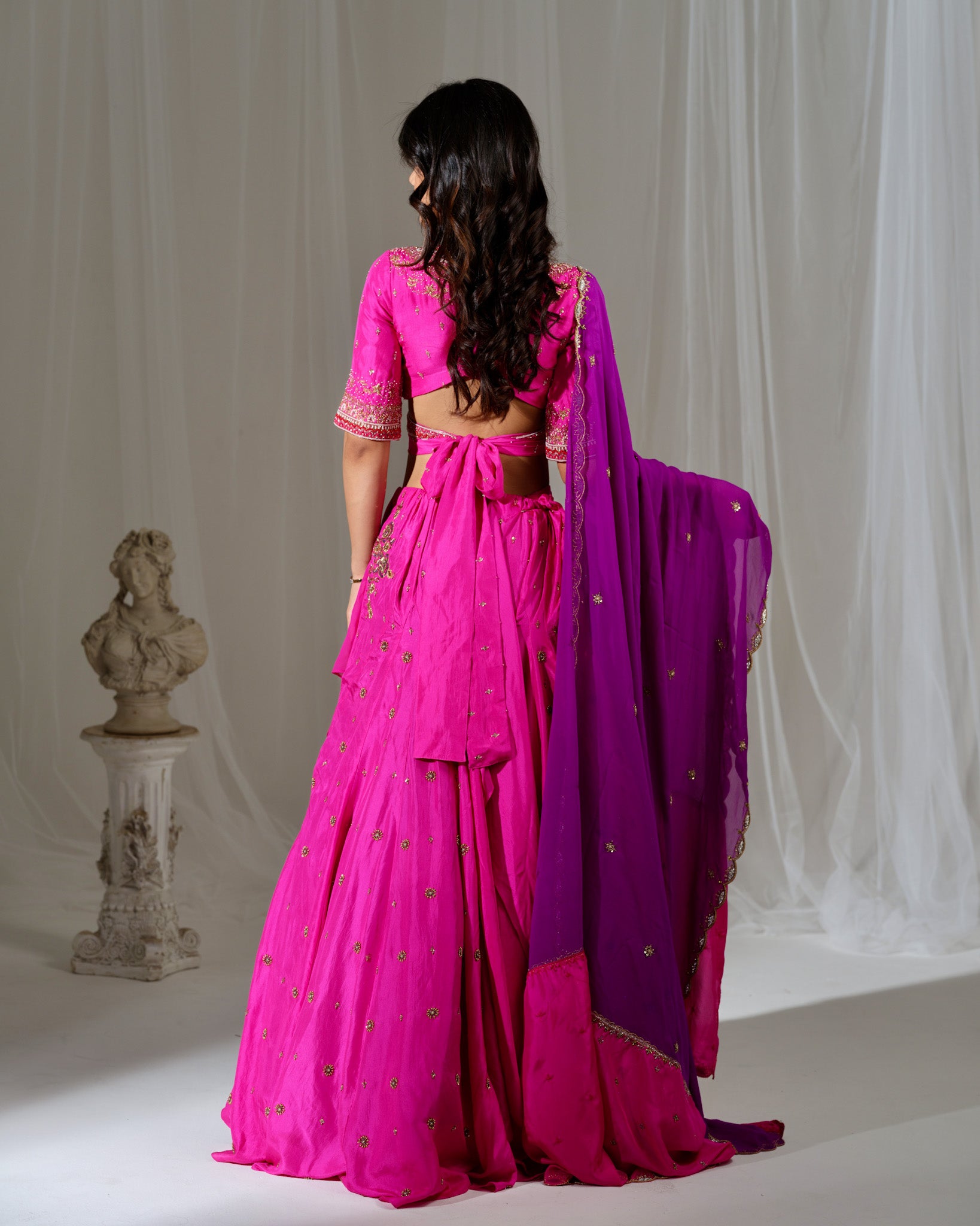 Oleander Lehenga