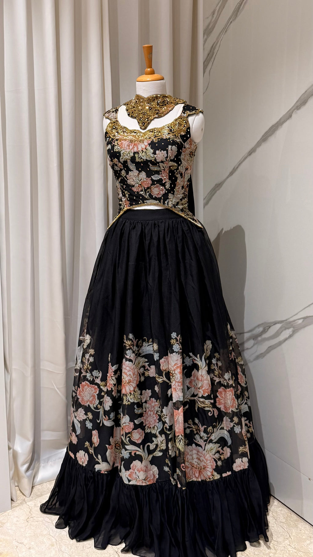 Night Carnation Lehenga