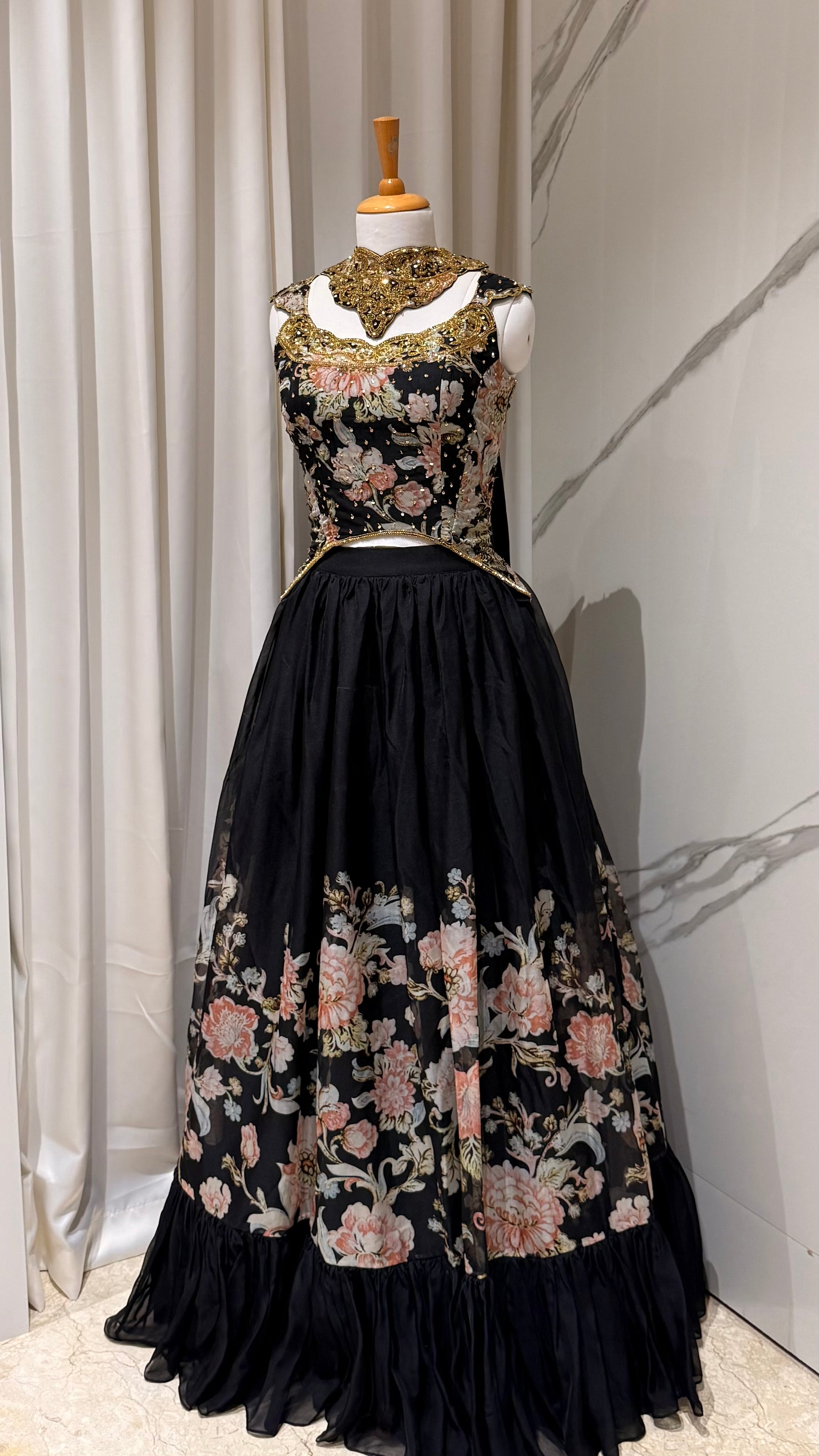 Night Carnation Lehenga