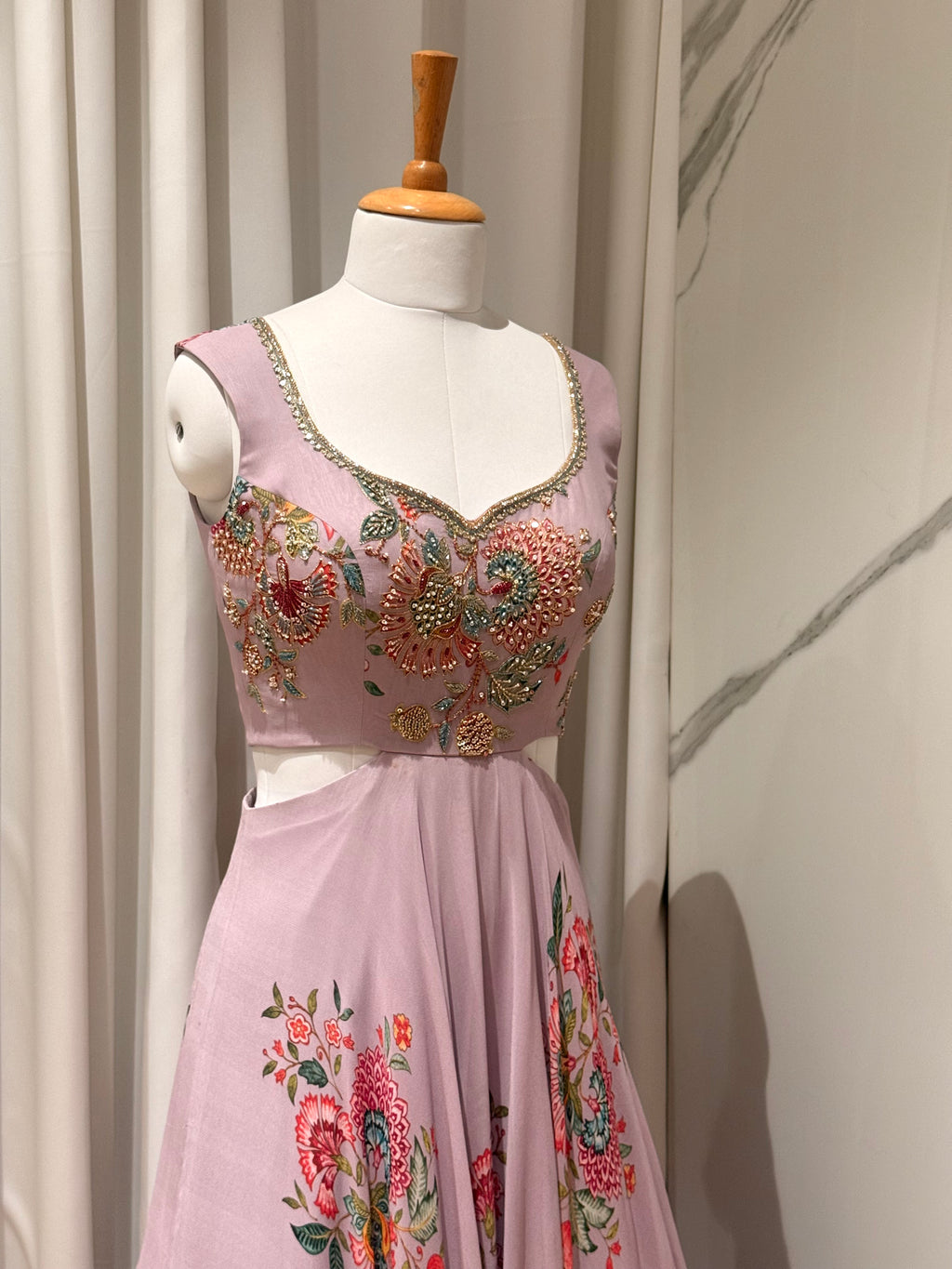 Clematis Gown