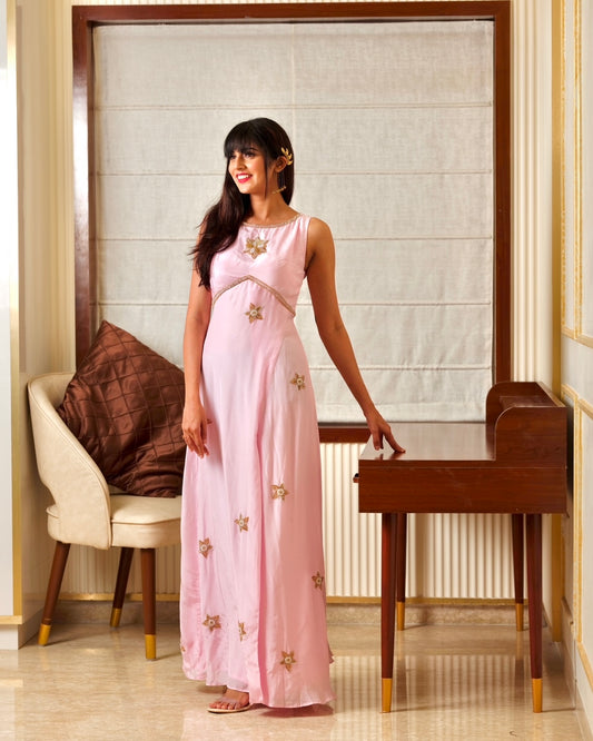 Jasmine Gown - Lotus Pink, front pose