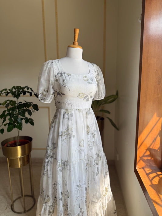 Willow Bloom - Organza Gown, front pose