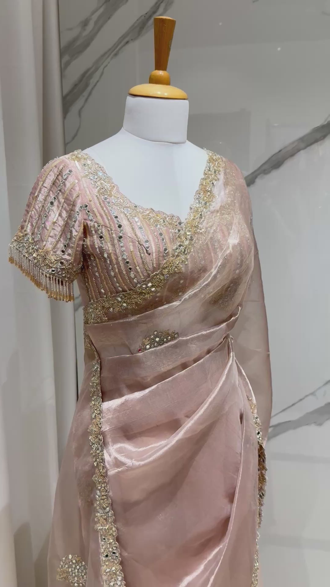Rosegold Heritage Saree