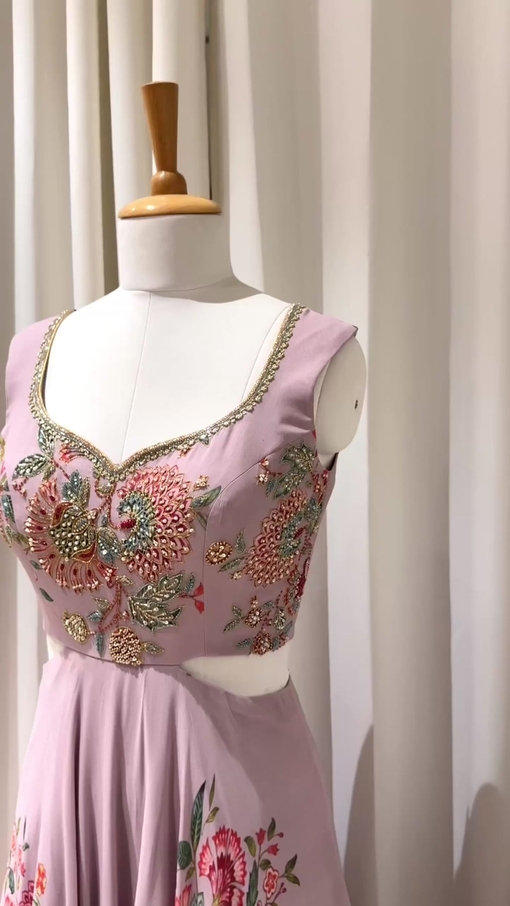 Clematis Gown